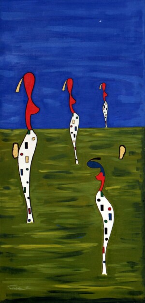 100cm x 70cm, Acryl auf Leinen / Acrylic on linen