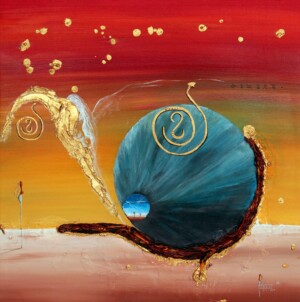 75cm x 75cm, Acryl auf Leinen / Acrylic on linen