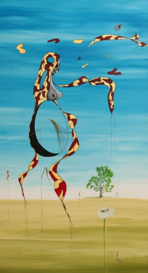 187cm x 110cm, Acryl auf Leinen / Acrylic on linen