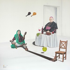 100cm x 100cm, Öl auf Leinen / Oil on linen