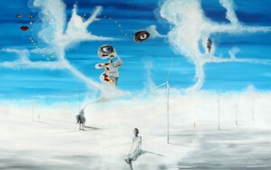 189cm x 110cm, Acryl auf Leinen / Acrylic on linen