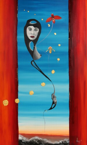 187cm x 110cm, Acryl auf Leinen / Acrylic on linen