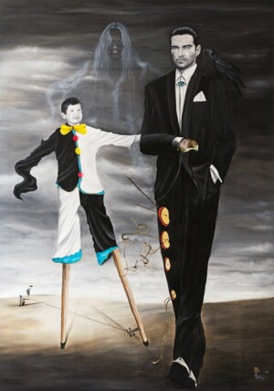 205cm x 140cm, Öl auf Leinen / oil on linen