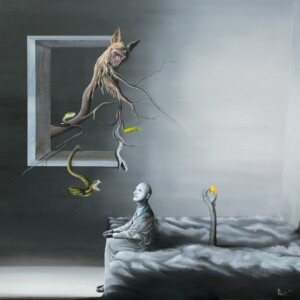 150cm x 150cm, Öl auf Leinen / oil on linen