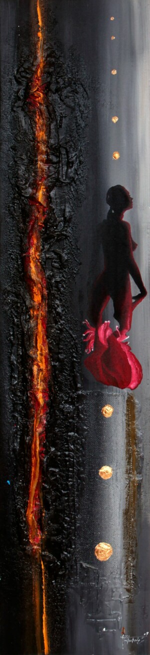 120cm x 50cm, Acryl auf Leinen / Acrylic on linen