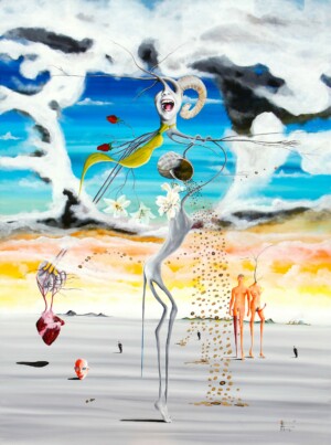 160cm x 100cm, Acryl auf Leinen / Acrylic on linen