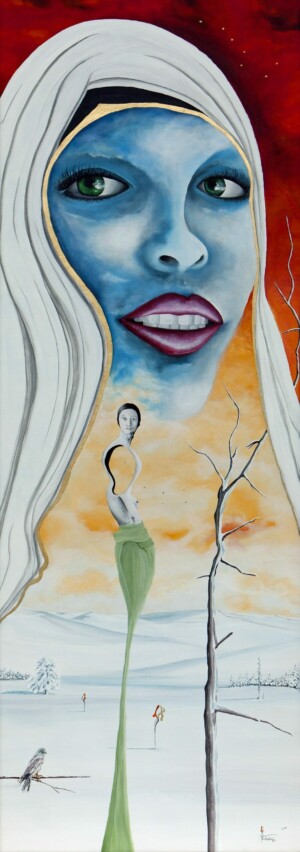 189cm x 95cm, Acryl auf Leinen / Acrylic on linen