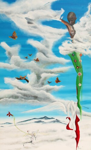 178cm x 110cm, Acryl auf Leinen / Acrylic on linen